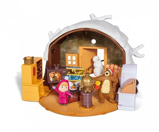 Masha Playset Casa Orso Con Pers - Giochi-giocattoli