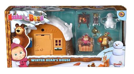 Masha E Orso. Playset Casa Inverno Con Accessori - 9