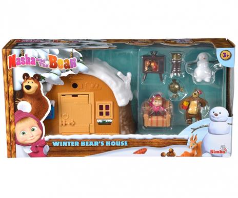 Masha E Orso. Playset Casa Inverno Con Accessori - 25