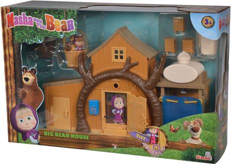 Masha Playset, la Grande Casa di Orso, inclusi Masha e Orso ed accessori - 2