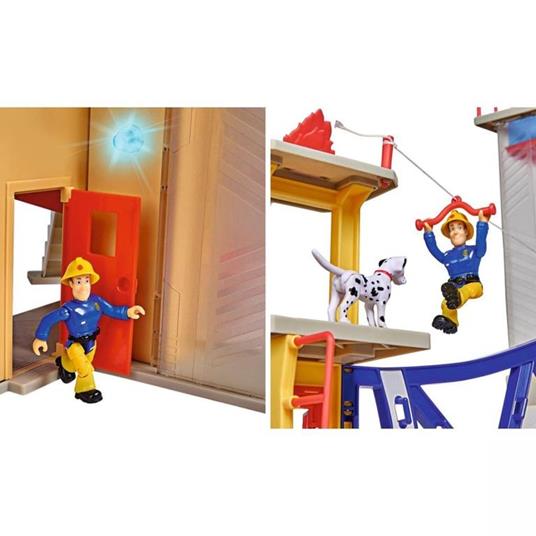 Sam Il Pompiere: Mega Quartier Generale Incluso Personaggio Sam - Simba Toys  - Cartoons - Giocattoli | IBS