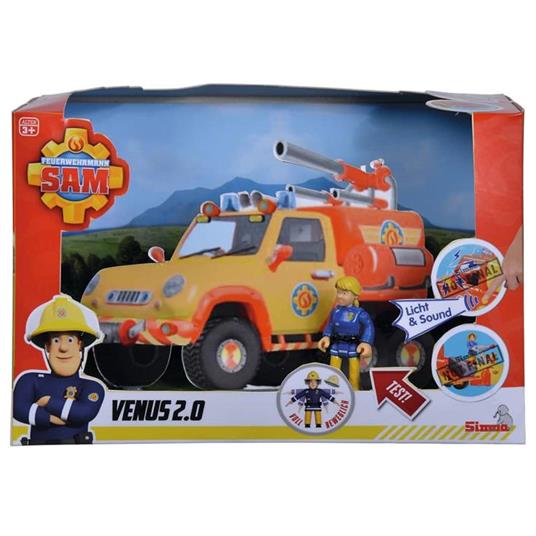 Simba Toys Camion dei Pompieri Giocattolo con Pompiere Sam Venus 2.0 -  Simba - Giochi e giocattoli - Giocattoli | IBS