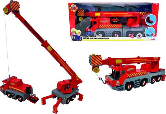 Simba Toys Sam il Pompiere camion Jupiter con Personaggio SIMBA TOY