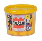 Blox. Mattoncini Piccoli 4x2. Barattolo 40 pezzi Colore Giallo