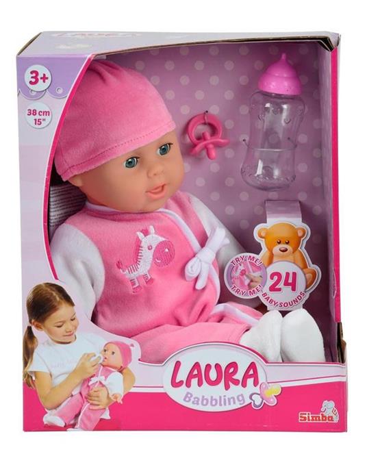 New Born Baby. Bambola Laura Parlante - Simba Toys - Bambolotti -  Giocattoli | IBS
