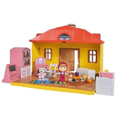 Masha e Orso. Playset Casa Masha Richiudibile con Personaggio Masha e  Accessori - Simba Toys - Bambole - Giocattoli