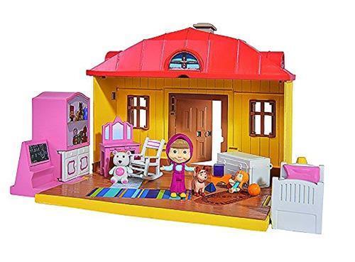 Masha e Orso. Playset Casa Masha Richiudibile con Personaggio Masha e  Accessori - Simba Toys - Bambole - Giocattoli | IBS