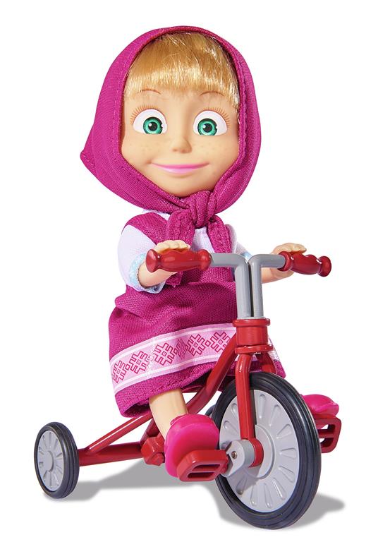 Masha e Orso. Bambola Masha con Triciclo Originale - Simba Toys - Bambole -  Giocattoli | IBS