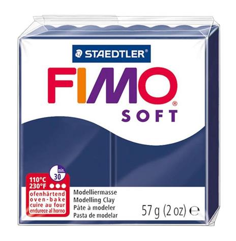 Panetto Fimo soft blu royal - 2