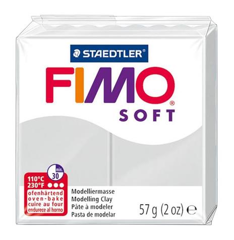 Panetto Fimo soft grigio delfino