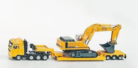 Die Cast camion + rimorchio + escavatore (1847) - 2