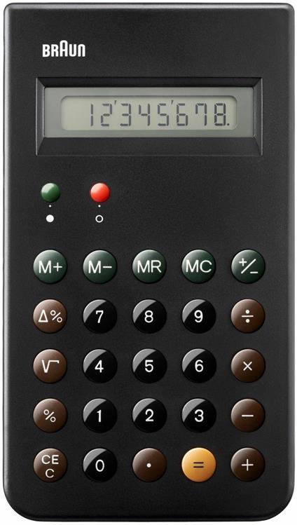 Braun BNE001BK calcolatrice Tasca Calcolatrice di base Nero