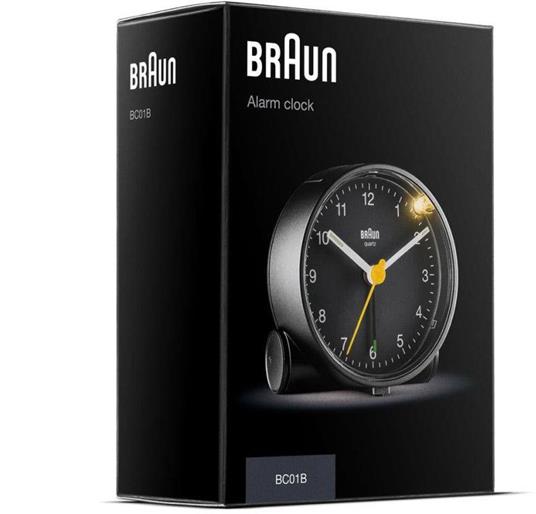 Braun BC01B Sveglia al quarzo Nero - Braun - Casa e Cucina | IBS