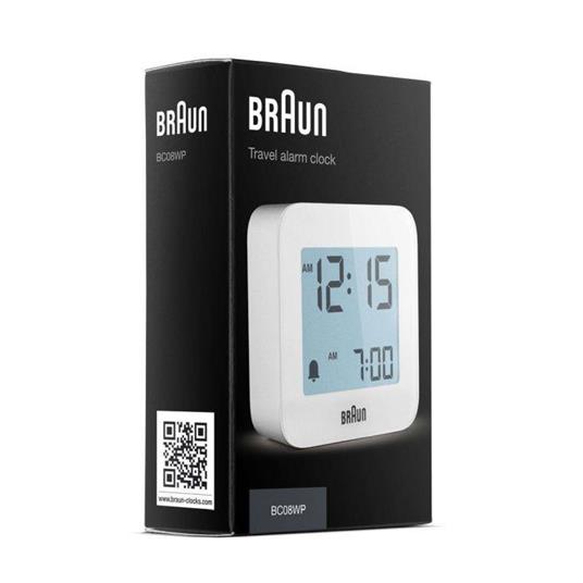 Braun BC08 Sveglia digitale Bianco - Braun - Idee regalo | IBS