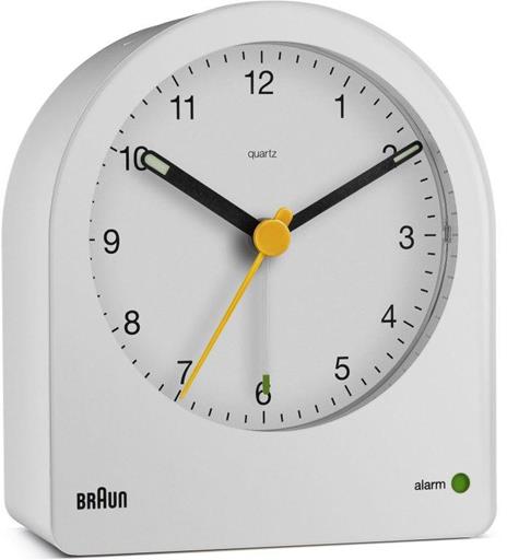 Braun BC22 Sveglia al quarzo Bianco, Giallo