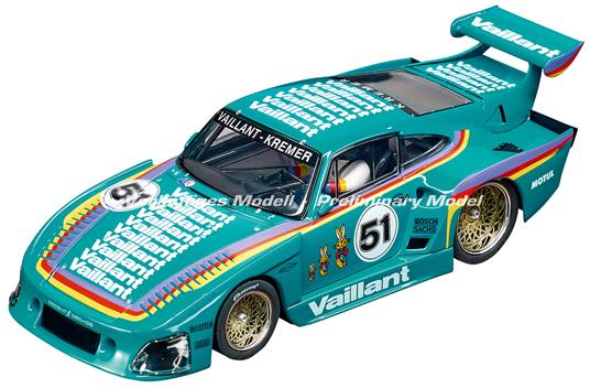 Carrera Slot. Porsche Kremer 935 K3 "Vaillant, No.51" Digital 132 Cars