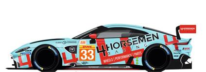 Carrera: Aston Martin Vantage Gte Tf Sport 4 Horsemen Racing, No. 33 Cars 1.32