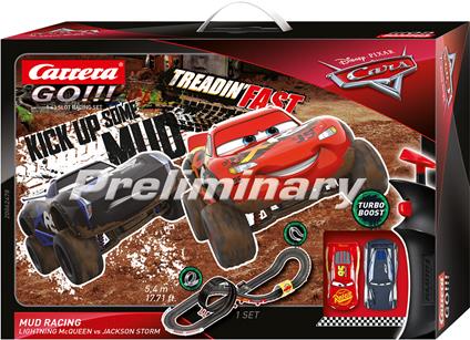 Carrera Slot. Disney Cars 3. Mud Racing Go!!! Sets