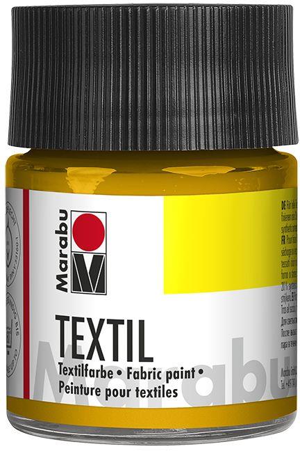 Marabu Textil 021 pittura ad acqua Giallo 50 ml Vasetto 1 pezzo(i)