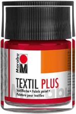 Marabu 032 - Pittura Textil Plus Paint, 50 ml, Colore: Rosso Carmine