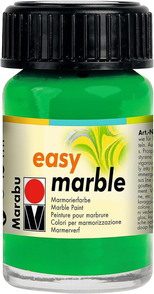 Marabu Colori Per Marmorizzazione Easy Marble15 ml. - Verde Brillante - 3