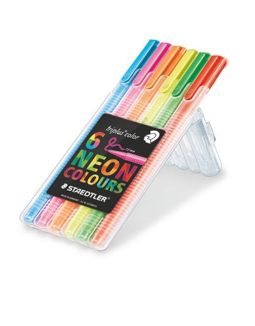 Pennarelli Staedtler triplus neon color. Staedtler Box con 6 colori neon - 2