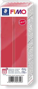 Staedtler- Pasta modellabile, Colore Rosso Ciliegia, 8021-26