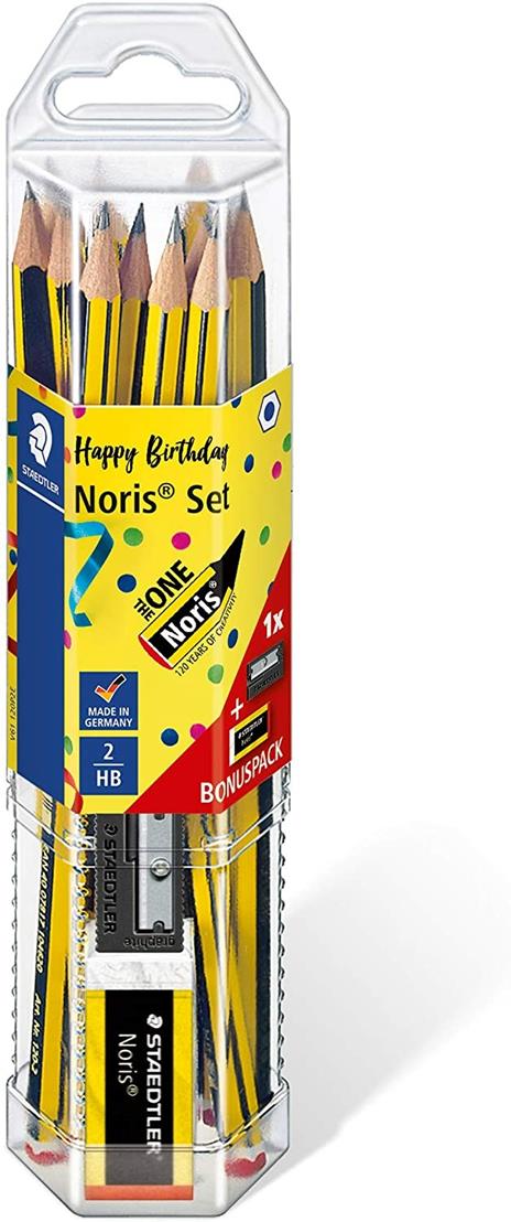 2 Matite Staedtler N2 HB Noris alta qualità ideale per scuola e