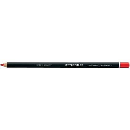 Matita vetrografica Staedtler Lumocolor Permanent nero punta tonda 1-4 mm