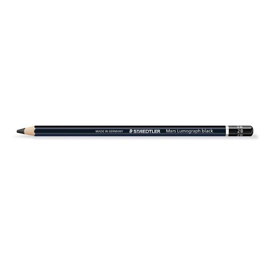 STAEDTLER Matita di grafite tipo carboncino Mars Lumograph Black