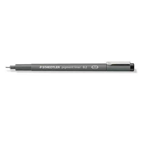 Pennarelli fineliner Staedlter Pigment liner. Staedtler Box con 6 pennerelli a tratti assortiti - 6