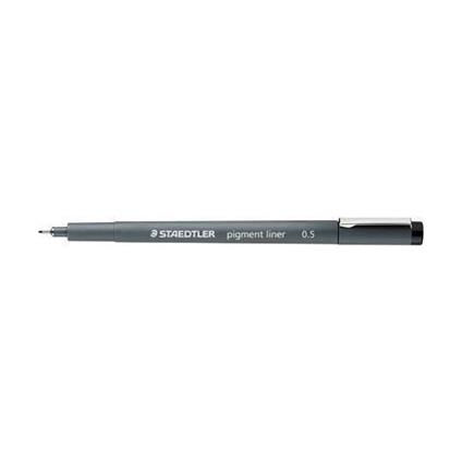 Staedtler pigment liner penna fineliner nero 0.8 mm - astuccio da 10, 10 Pezzi