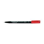 Staedtler 313-2 marcatore permanente Rosso Tipo di punta 10 pezzo(i)