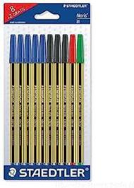 Penna a sfera Pelikan Stick Supersoft con inchiostro superscorrevole.  Confezione 6 penne nere - Pelikan - Cartoleria e scuola