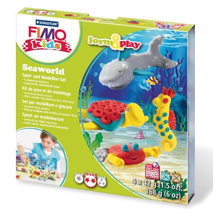 Set pasta da modellare Staedtler Fimo Kids. Mondo sottomarino