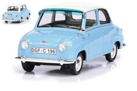 Goggomobil 1955 Light Blue W/White Roof 1:18 Model Sh0096