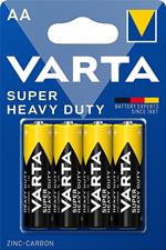 Batteria Super Heavy Duty Tipo Stilo AA x4 pezzi - 55626