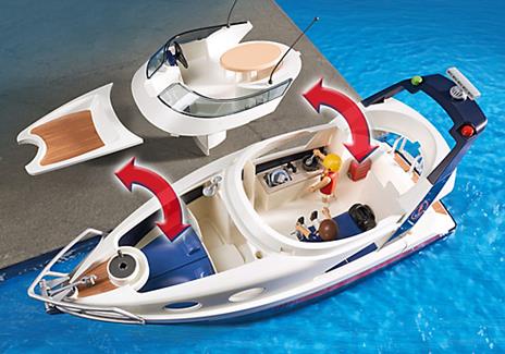 Playmobil Summer fun. Yacht fuoribordo (5205) - 8