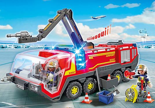 Playmobil Vigili del Fuoco (5337). Mezzo Antincendio dell'Aeroporto - 26