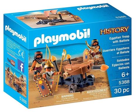 Playmobil History (5388). Soldati Egizi con Lanciadardi - 4