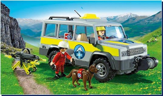 Jeep soccorso alpino Playmobil (5427) - Playmobil - Automobili - Giocattoli  | IBS