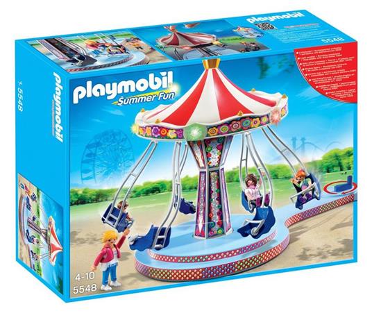 Playmobil Summer fun. Giostra volante con luci colorate (5548) - 3