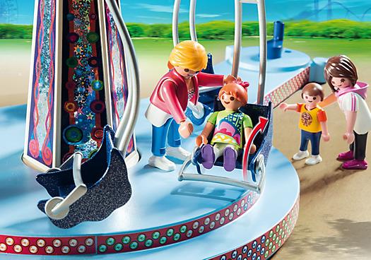 Playmobil Summer fun. Giostra volante con luci colorate (5548) - 6