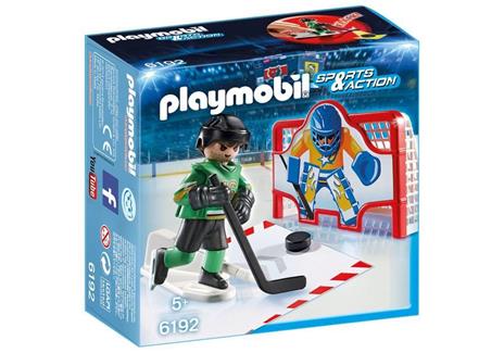 Playmobil Sport e Azione. Allenamento Hockey su Ghiaccio (6192)