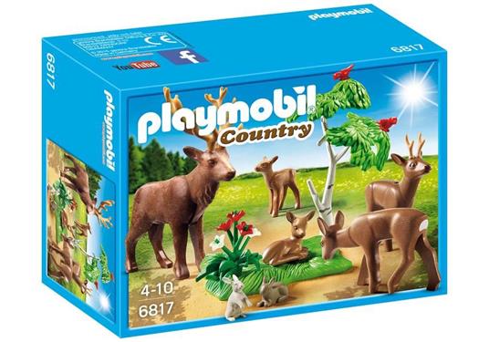 Playmobil Branco di Cervi con Cuccioli e Leprotti (6817) - 2