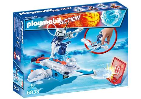 Playmobil Ice-Robot con Space-Jet Lanciadischi (6833) - 6