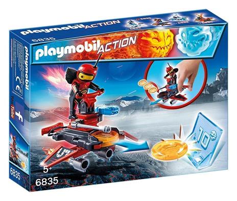 Playmobil Fire-Robot con Space-Jet Lanciadischi (6835) - 76