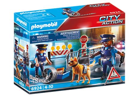 Playmobil 6924 Posto di blocco della Polizia