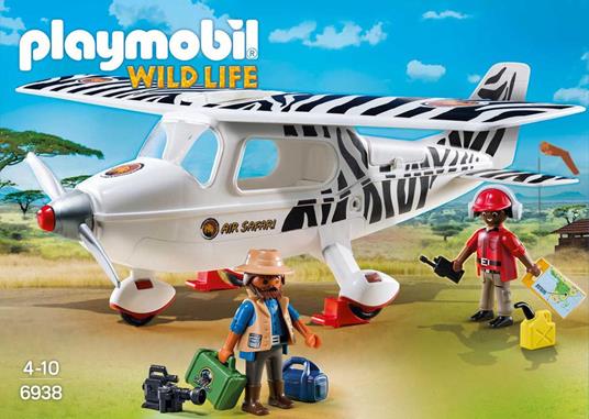 Playmobil Aereo Avvistamento Fly-Safari - Playmobil - Wild Life - Aerei -  Giocattoli | IBS