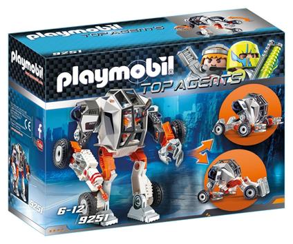 Playmobil 9251. Top Agents. Mech Trasformabile Con Agente T